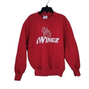 Port & Company Red iWingz Core Fleece Sweatshirt Size S